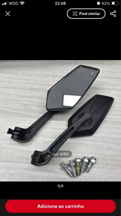 Espelhos retrovisores universais