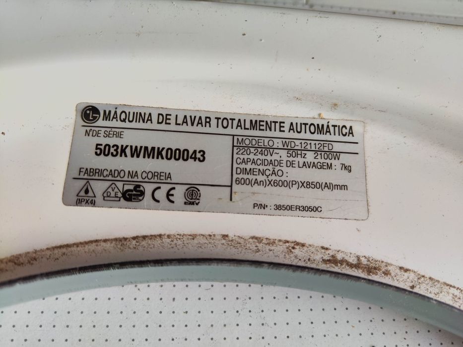 Acessórios de máquina lavar roupa LGWD-12112FD