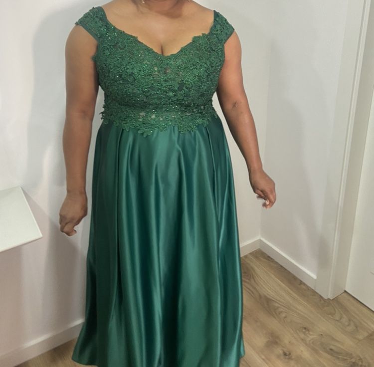 Vestido verde para eventos