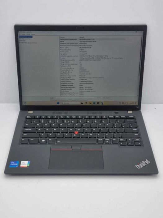 Nowy ThinkPad T14 14FHD i7-1335  32GB RAM DDR5 512GB SSD Win 11 pro