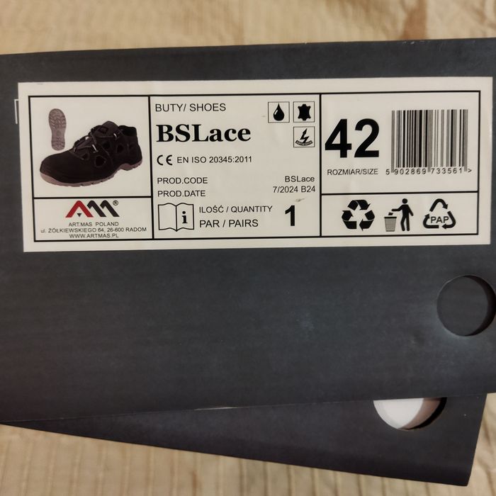 Сандалі шкіряні робочі босоніжки з металевим підноском, спецвзуття