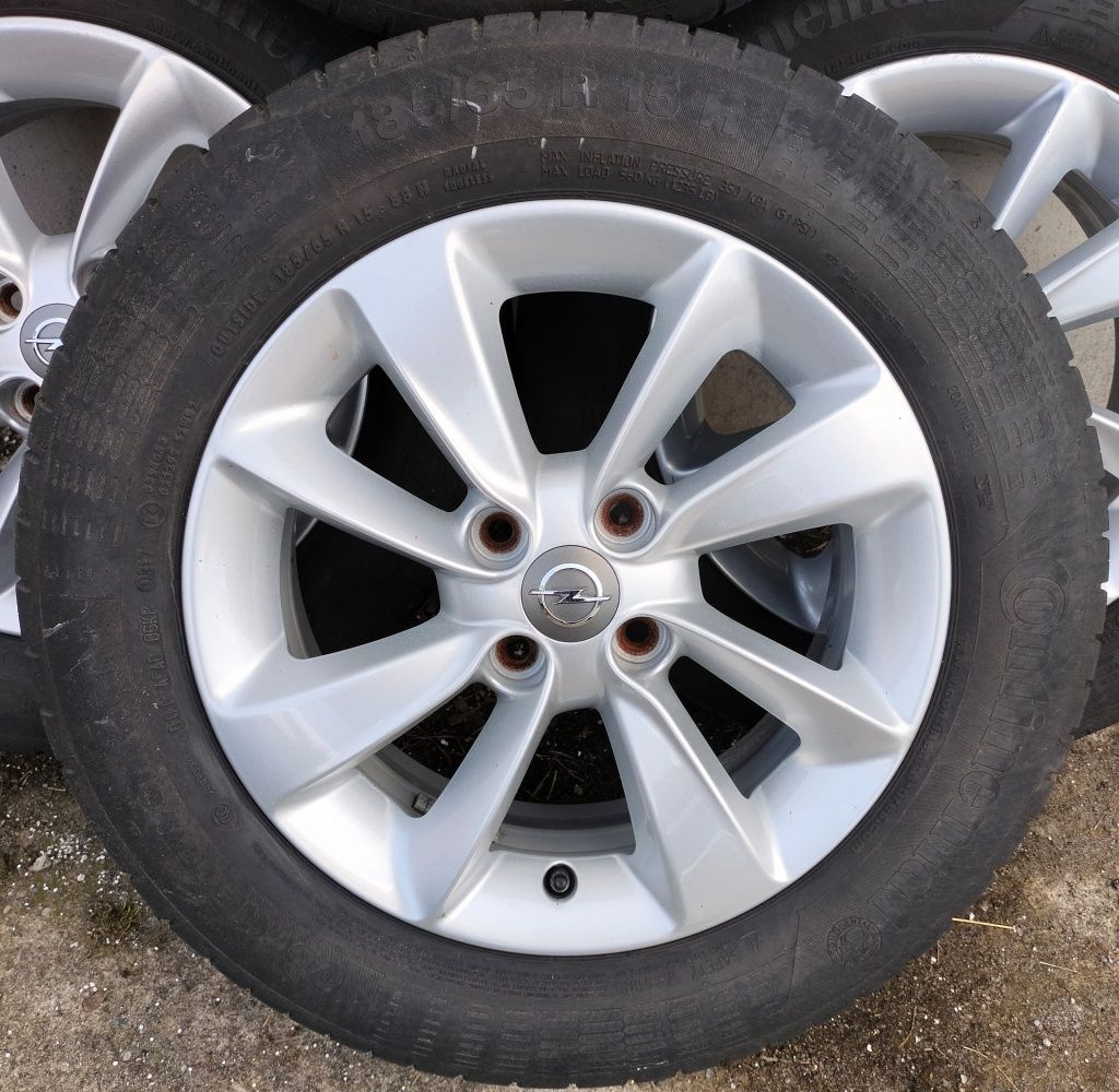 Felgi z oponami Opel Corsa Adam Meriva 6x15 ET39 4x100