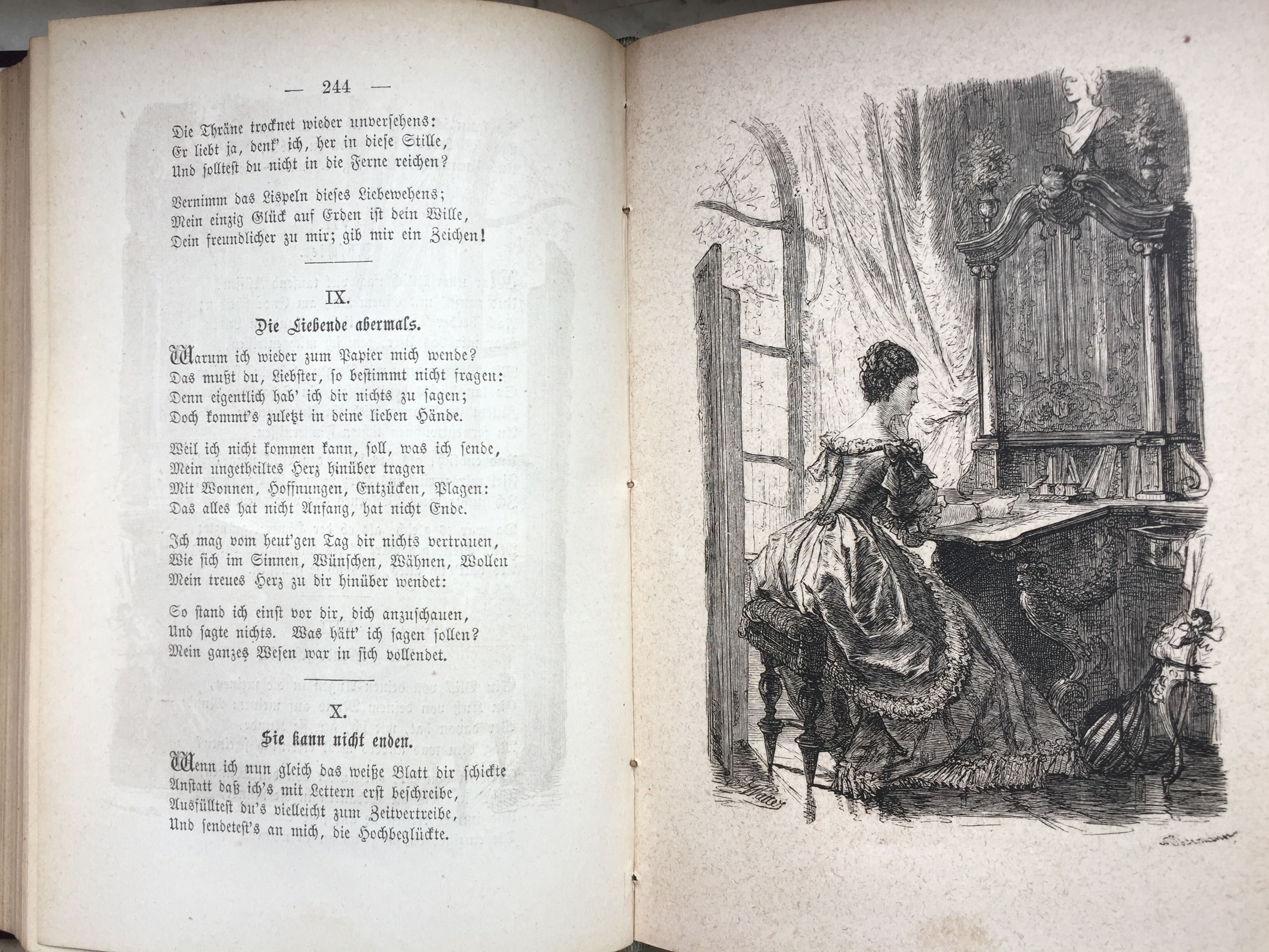 Антикварна книга Гёте 1869-1870 рік видання, 5 томів