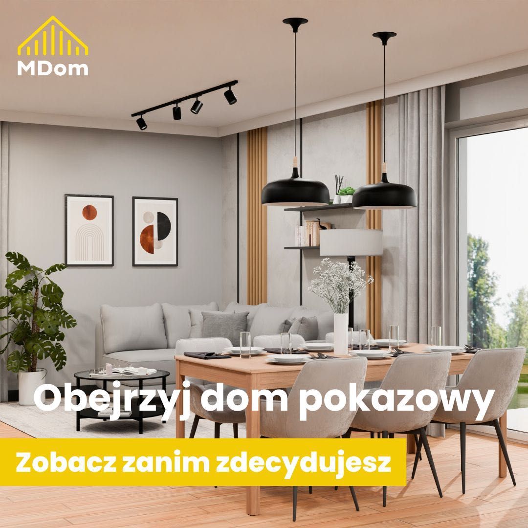 MDom - murowane bezpieczeństwo. Dom parterowy na Twojej działce!