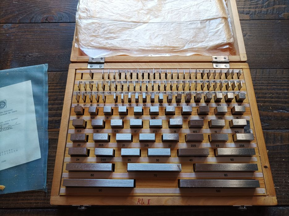 Płytki wzorcowe 0,5-100 kl. 0