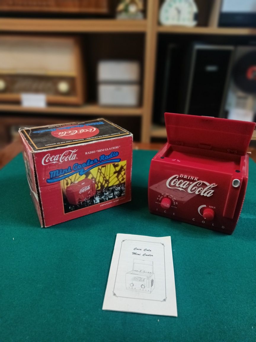 Rádio portátil da Coca Cola