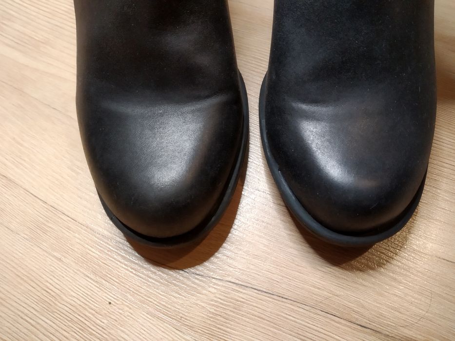 Clara Barson botki czarne na słupku 8cm 37