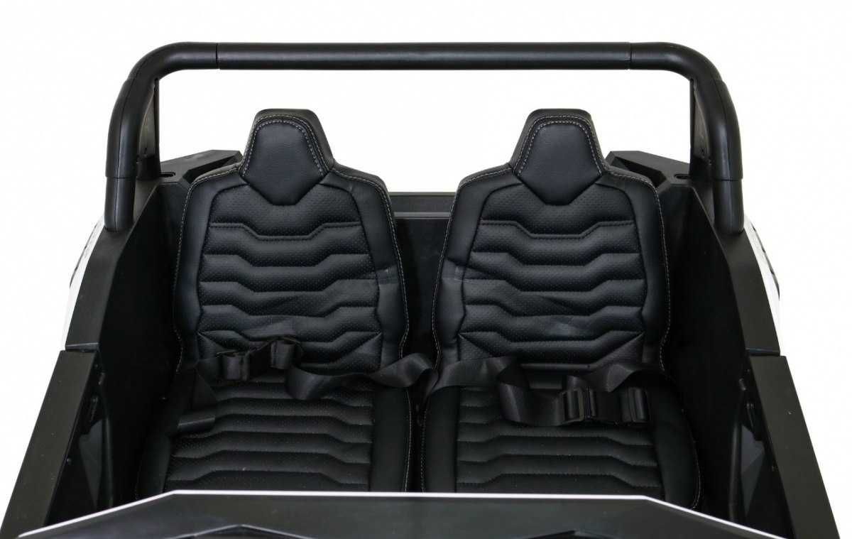 Auto na akumulator Buggy ATV Racing A032 Biały 4x4 24V7Ah 800W