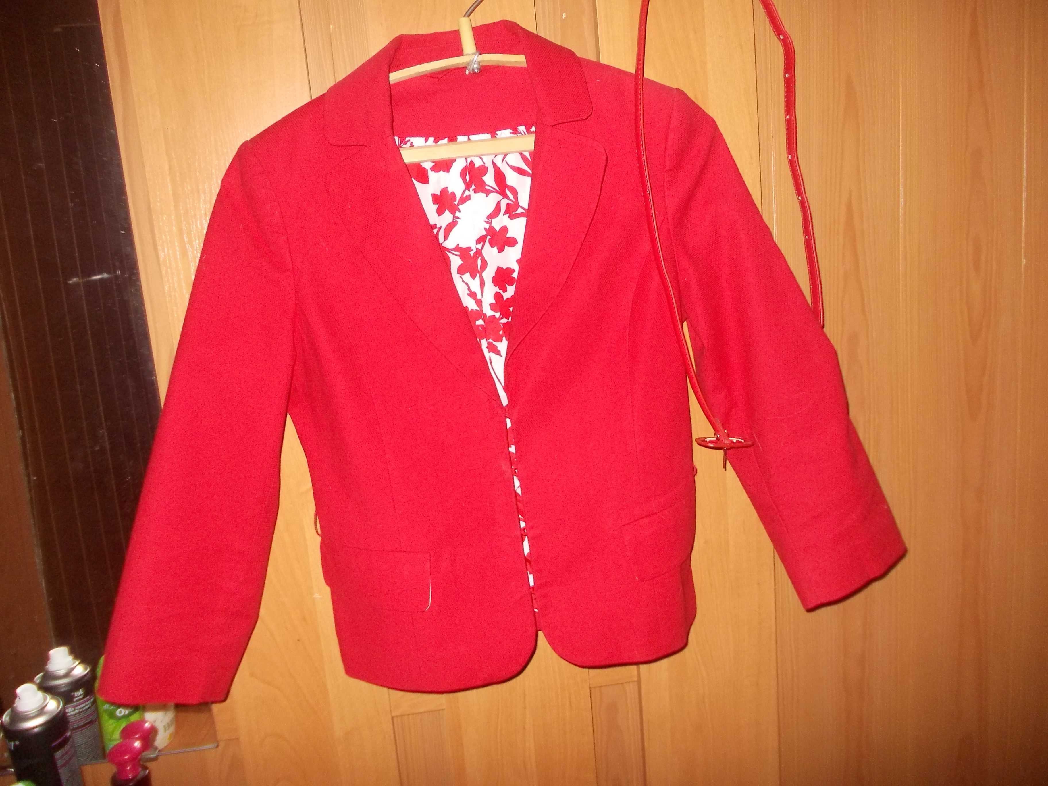 Пиджак красный для подростка размер 38-40-42 ТОЛЬКО ДОНЕЦК