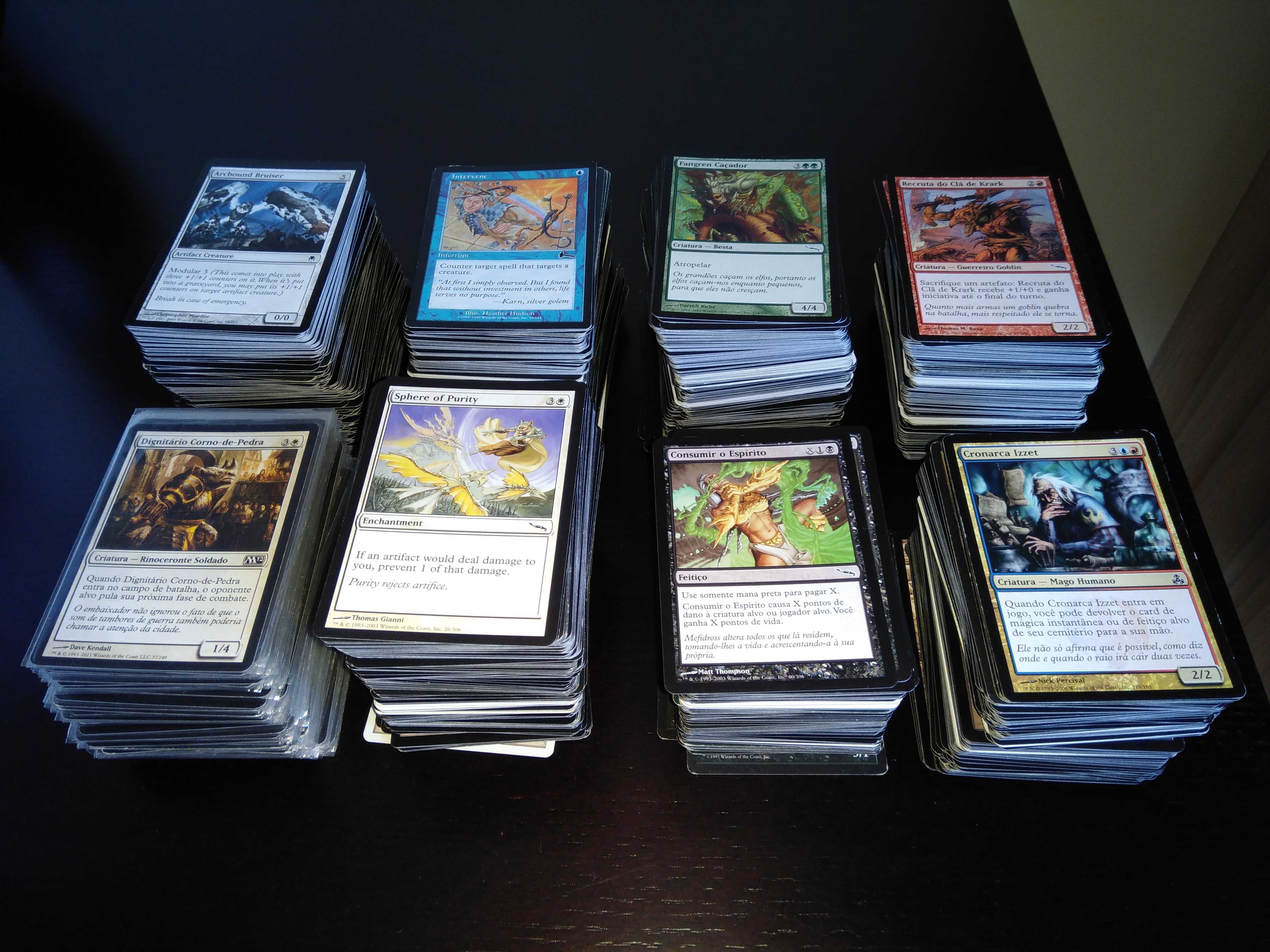 Coleção de cartas Magic the Gathering
