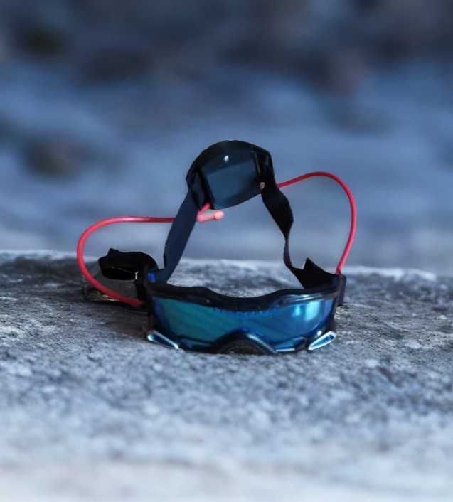 Children's spy glasses with built-in leds and adjustable size!