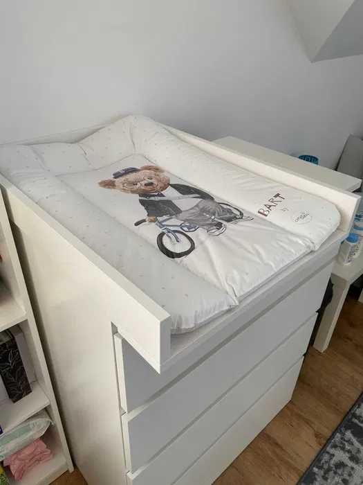 Używana nakładka przewijak na komodę Malm Ikea (80x48cm)