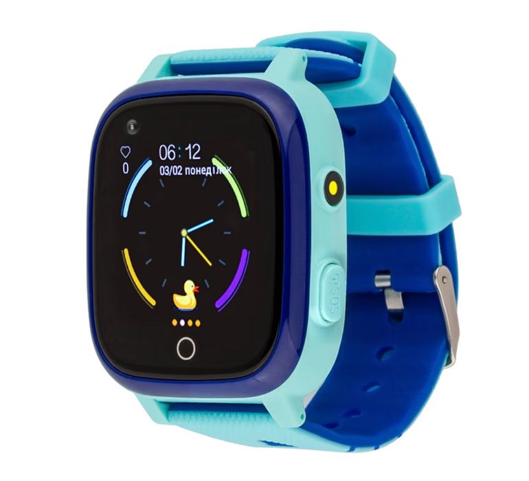 Дитячий годинник AmiGo GO005 4G WIFI Thermometer Blue