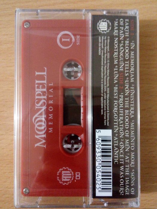 MOONSPELL - Memorial Cassete NOVA e SELADA Edição Limitada