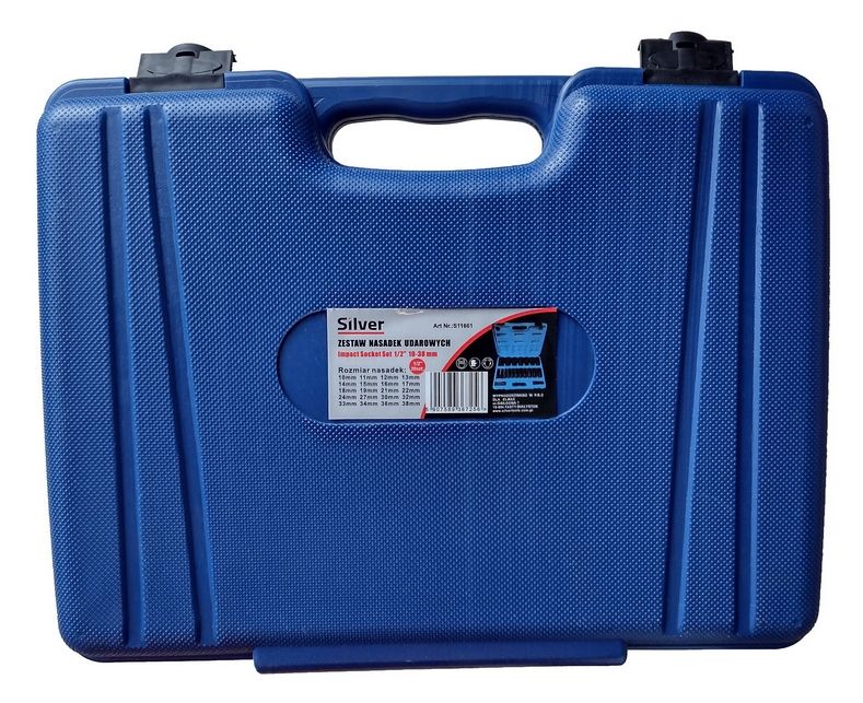 Nasadki Udarowe Długie 1/2 20szt  10-38mm