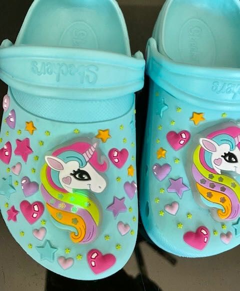 UNICORN, jednorożec, klapki led, Świecące NOWE  Magical Collection