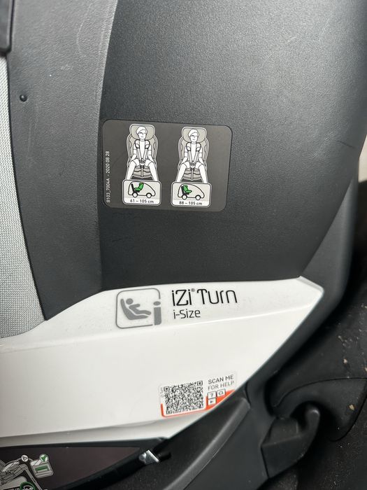 Fotelik samochodowy bezafe izi turn i size isofix bezwypadkowy 360