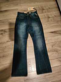 Jack & Jones spodnie jeansy dzwony damskie W28 Le2