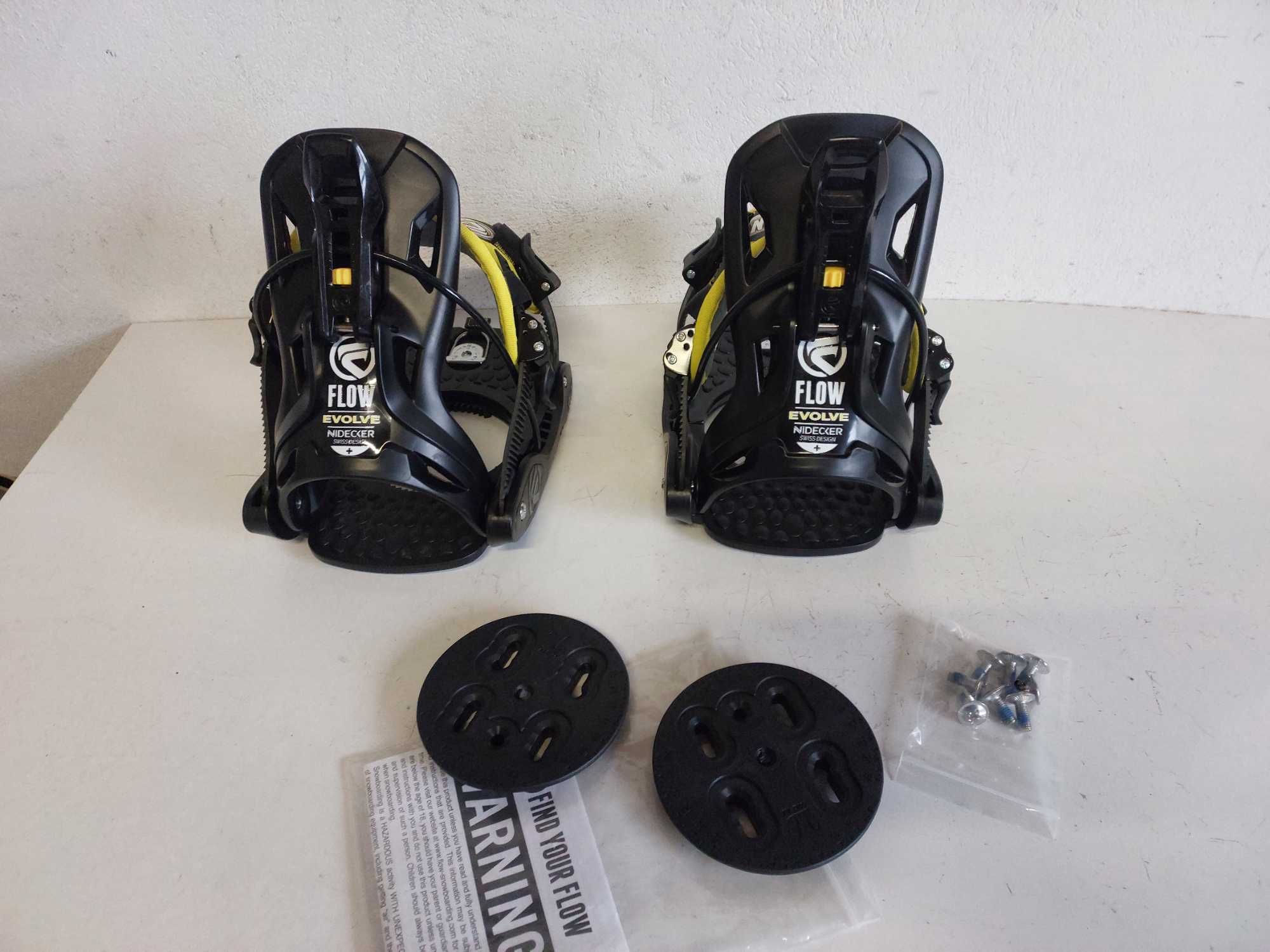 Wiązania snowboardowe FLOW nowe roz. M