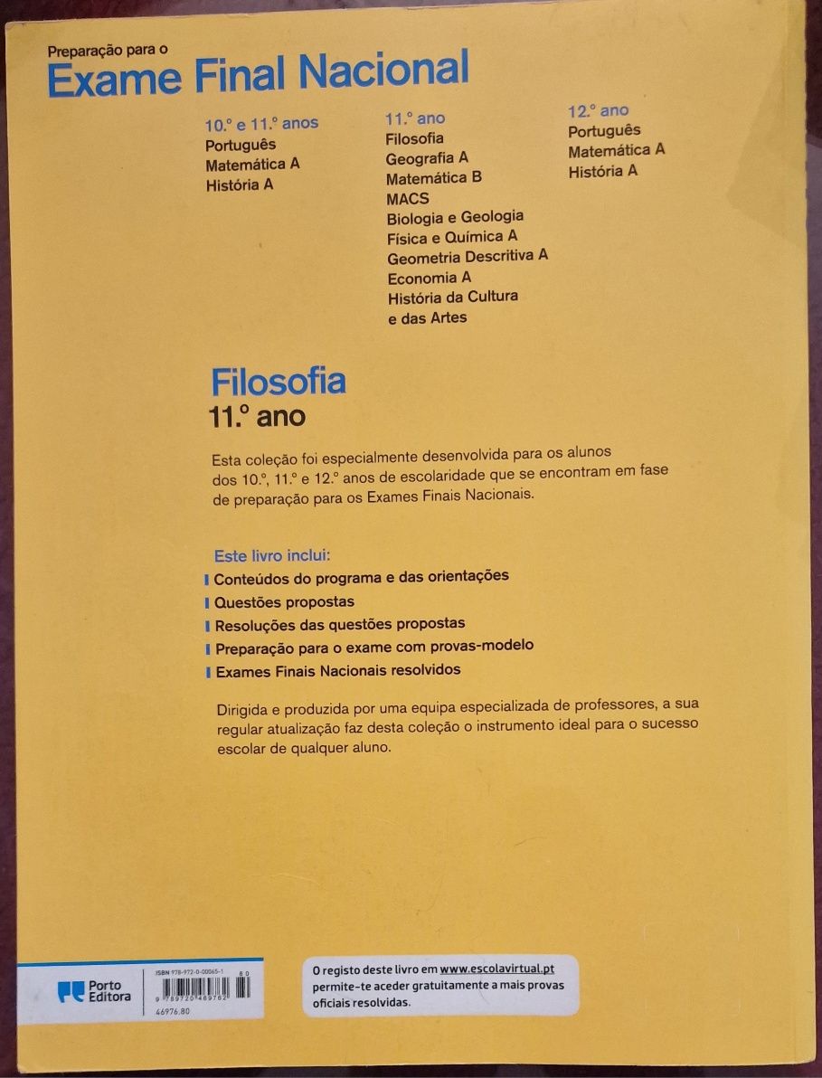 Filosofia 11° ano - Preparar para o Exame Final Nacional