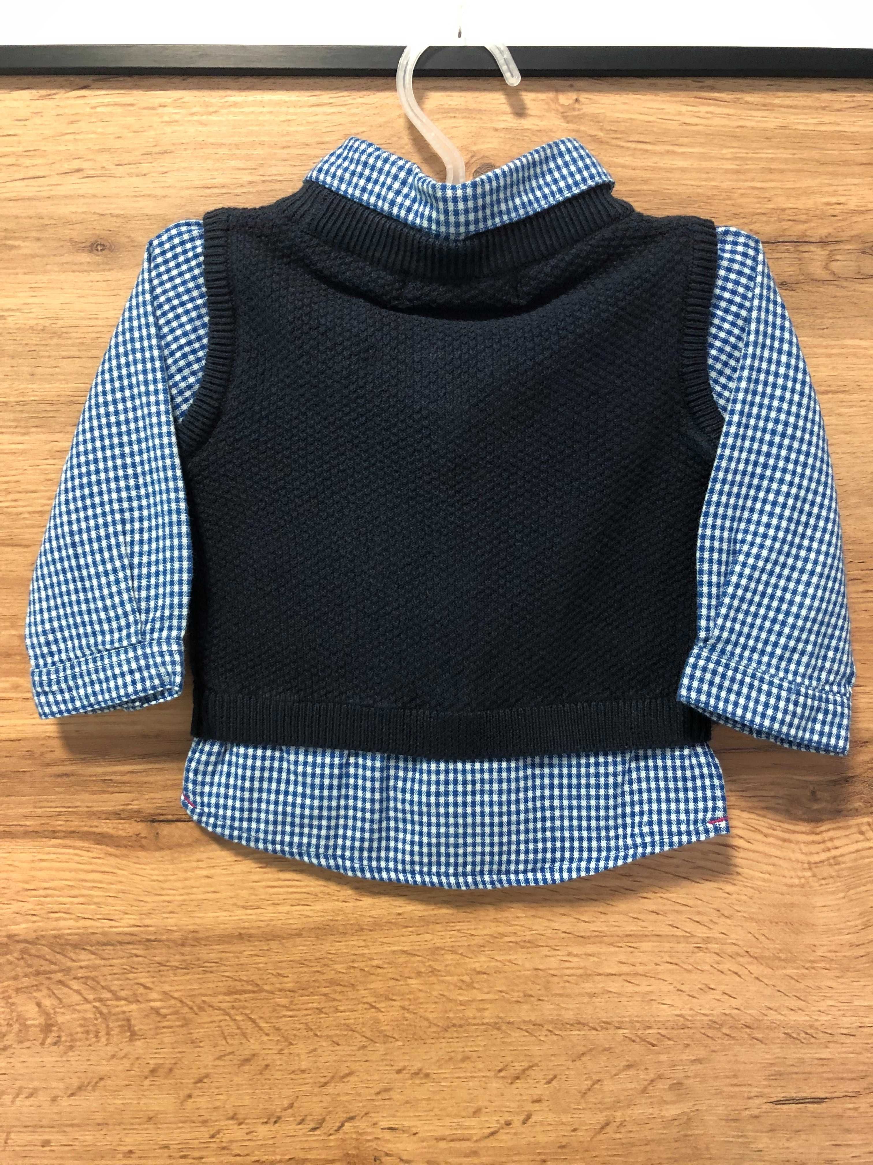 Стильна сорочка-жилетка для малюка 0-3М, M&Co, -50%