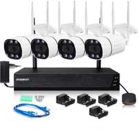 Zestaw do monitoringu EasyCam Wi-Fi 4 kamery 3MPx + Dysk, PROMOCJA