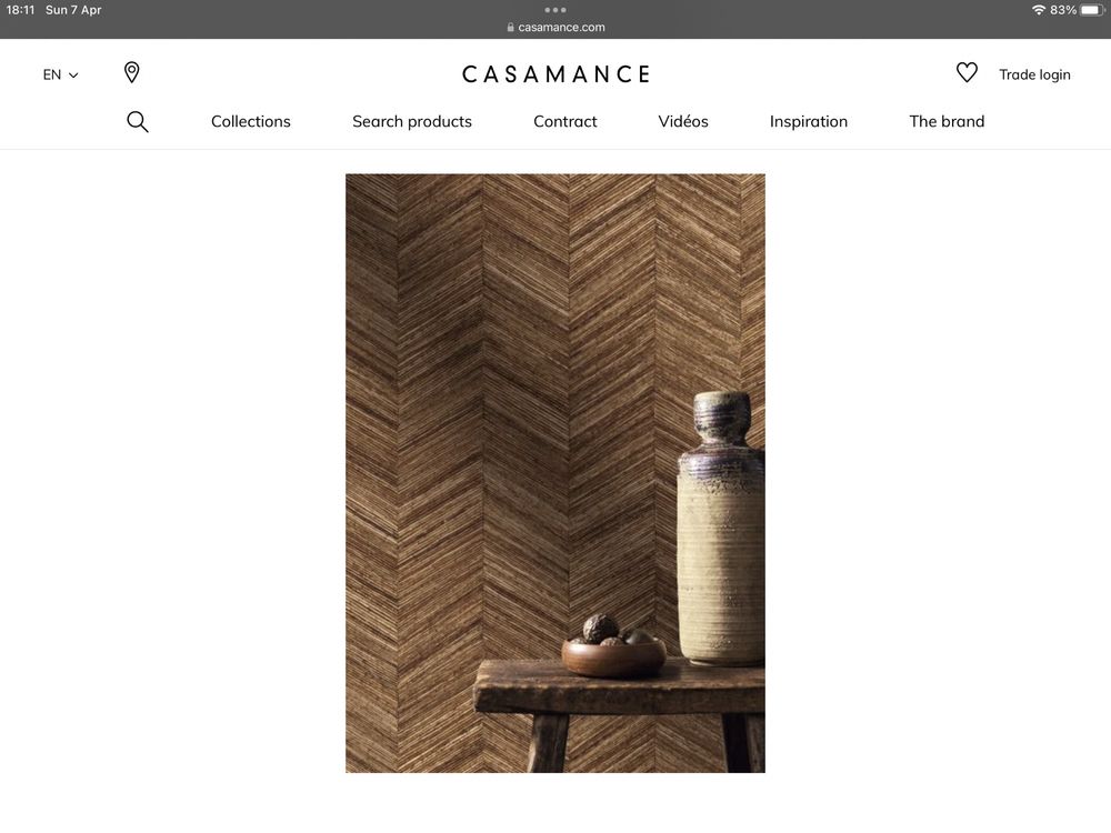 Papel Parede Marca CASAMANCE