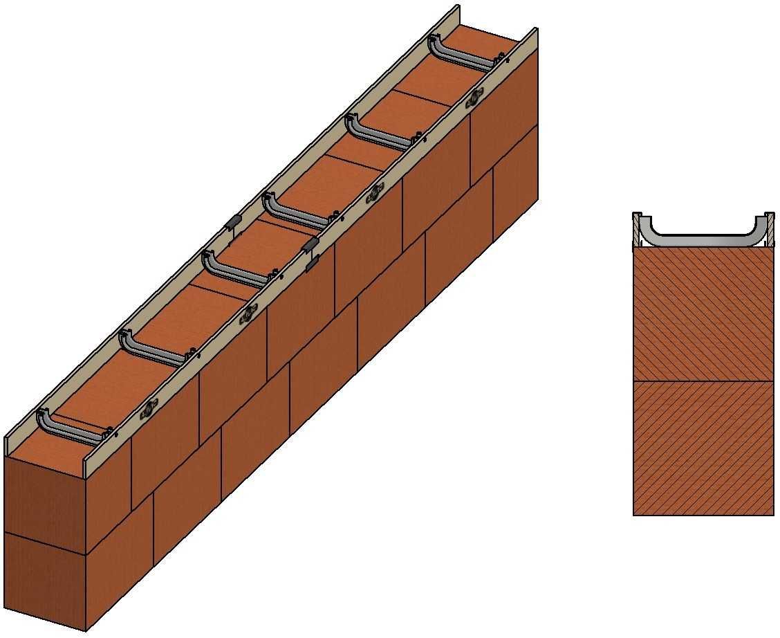 Szalunek tracony pod strop Teriva, Ferd i Rector RAS200-10/125-24/30