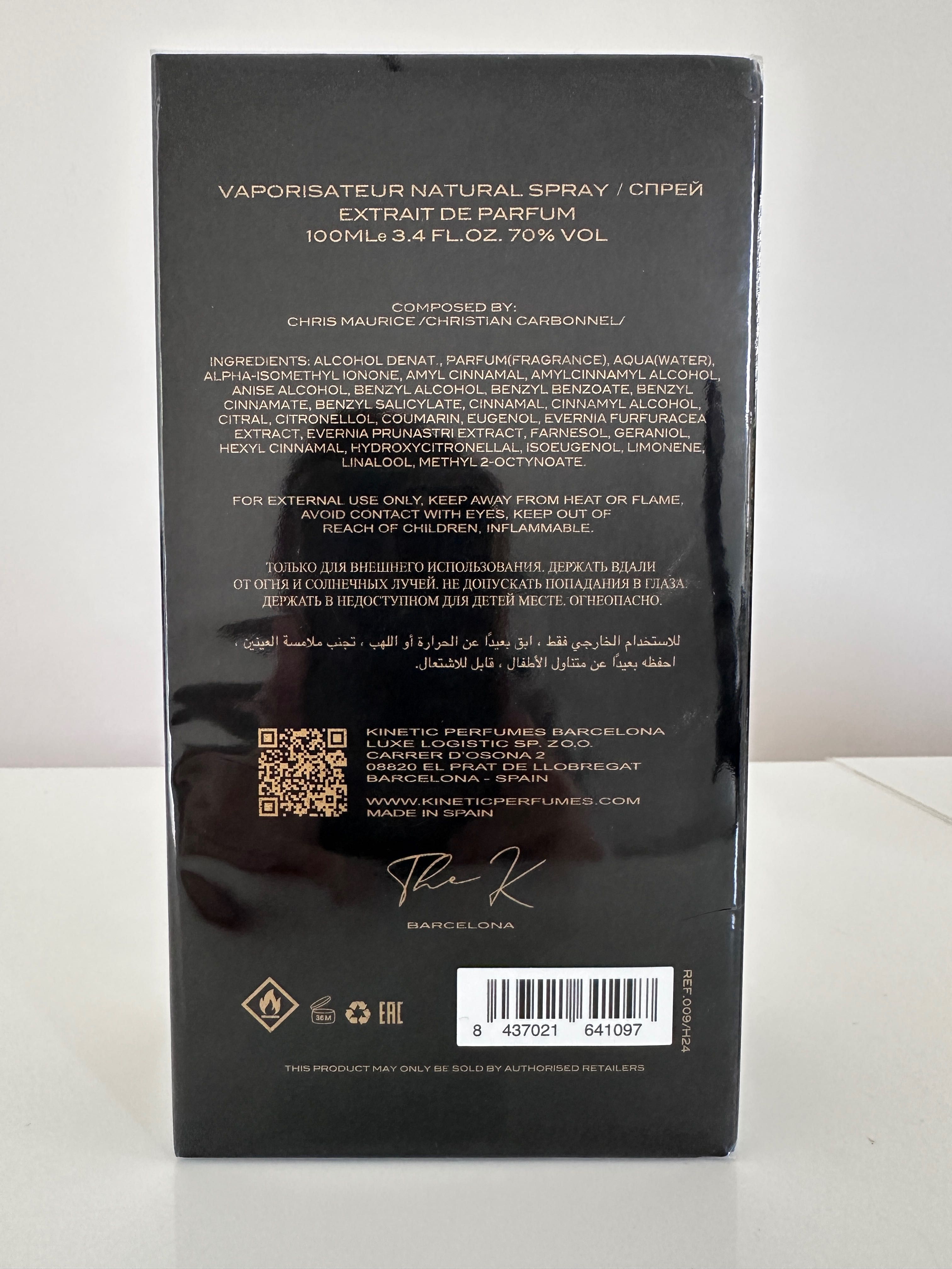Kinetic Perfumes Tulua Limited Edition Extrait de Parfum 100 ml