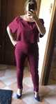 Kombinezon burgundowy Body flirt