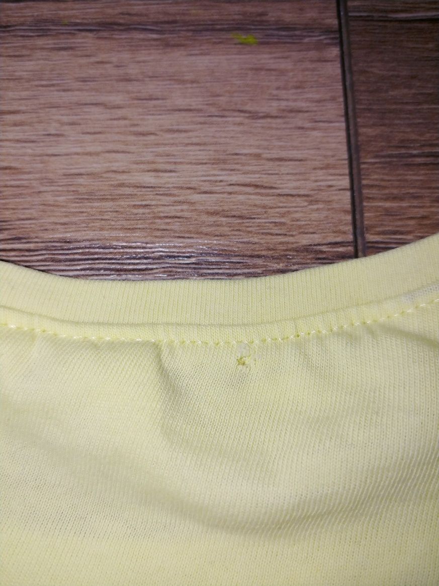 Zestaw bluzeczka legginsy 128 cm H&M tęcza my little pony żółta