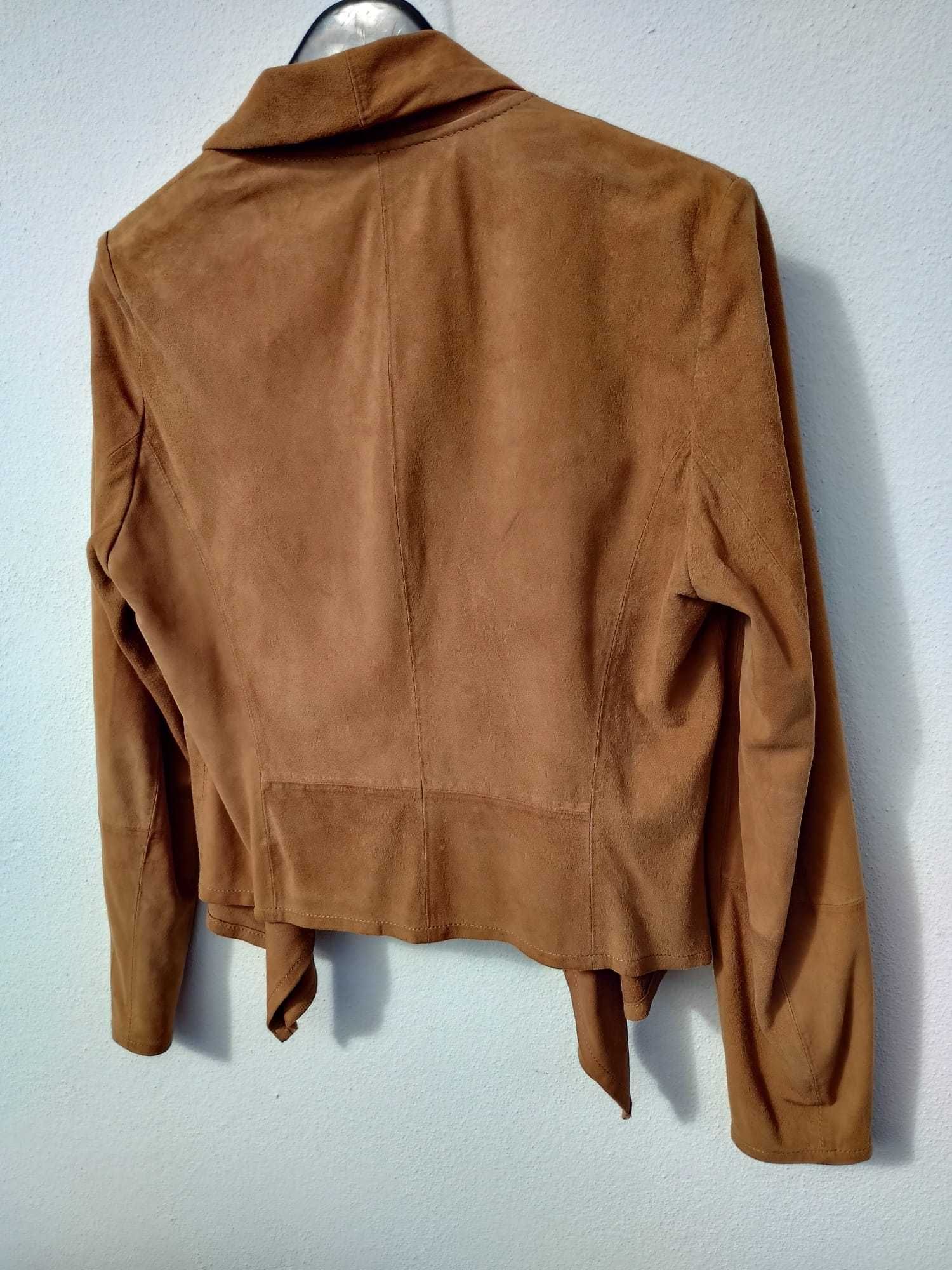 Casaco de pele MANGO, mulher, M