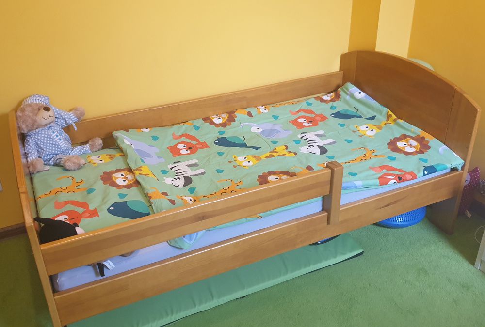 Łóżko drewniane dziecięce Miko 160x80 cm