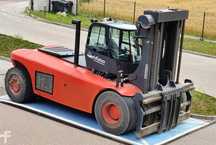 Wózek widłowy Linde H320 udźwig 32000 kg 2013 rok