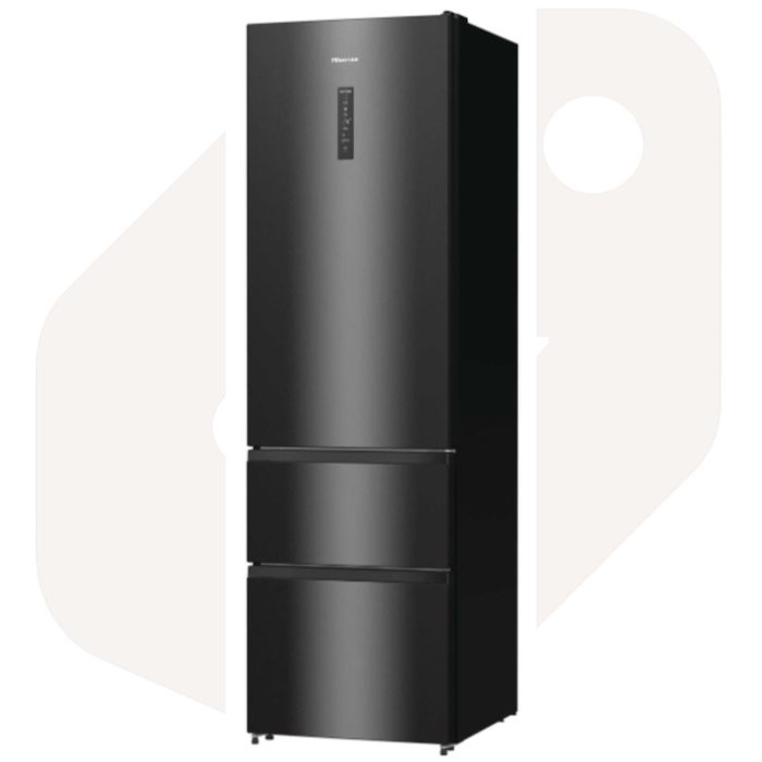 Lodówka HISENSE RM469N4AFD1 NoFrost 200cm 386LCzarna OUTLET 30IG70/12