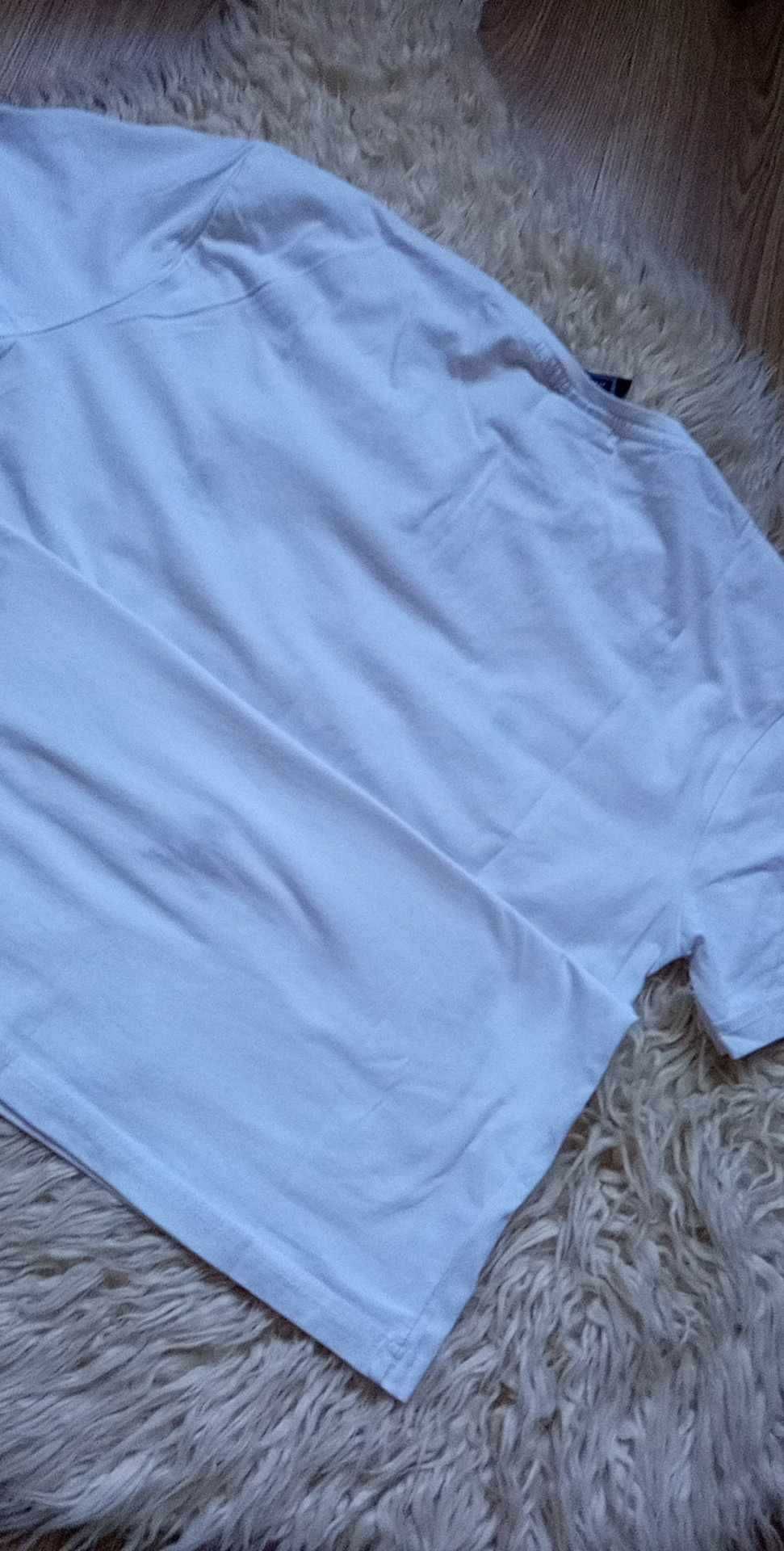 Koszulka, t-shirt biały, haftowany