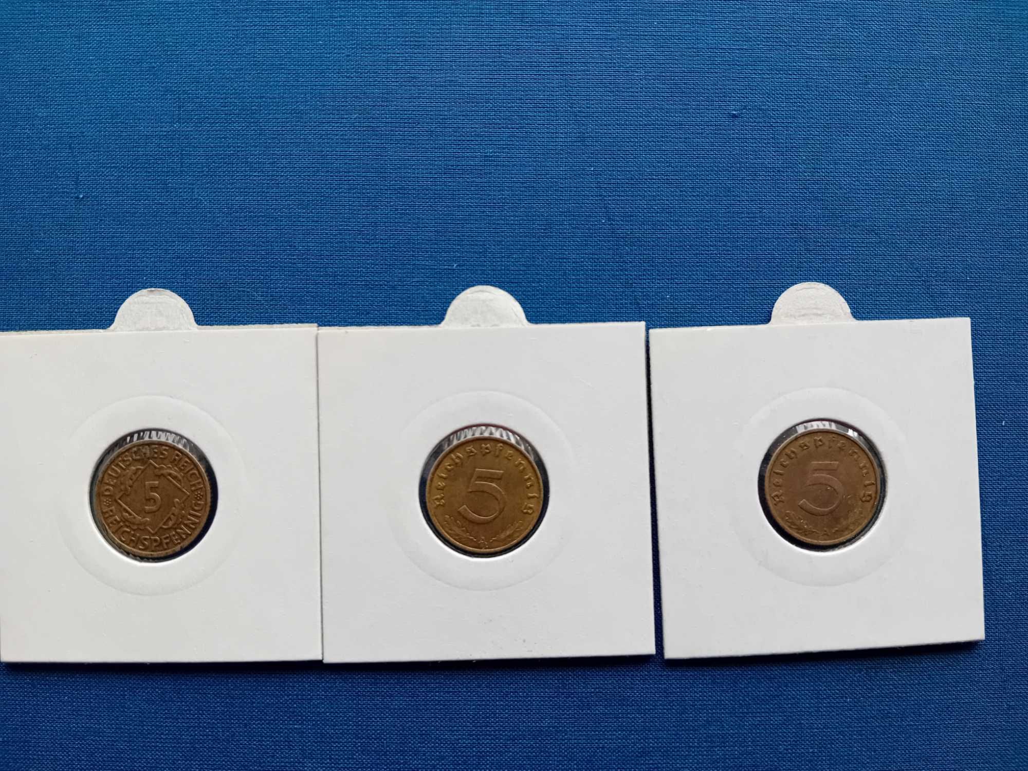 Moedas nazi 5 Reichspfennig