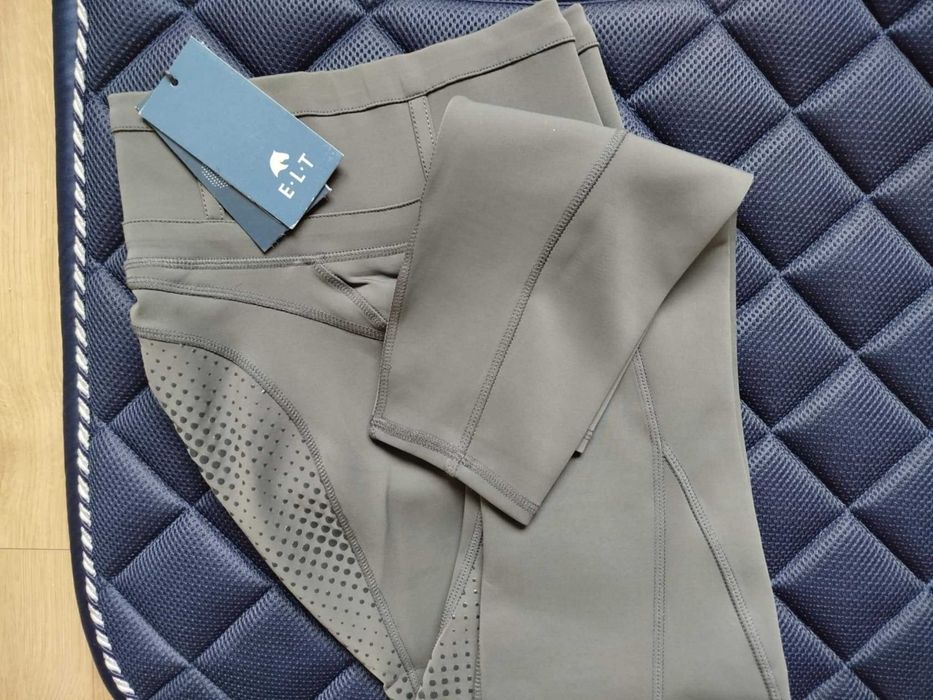 Hanna High Waist Leginsy Jeździeckie, mud, Waldhausen rozm. 38