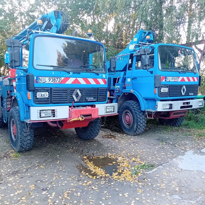 Usługi podnośnikiem koszowym 4x4