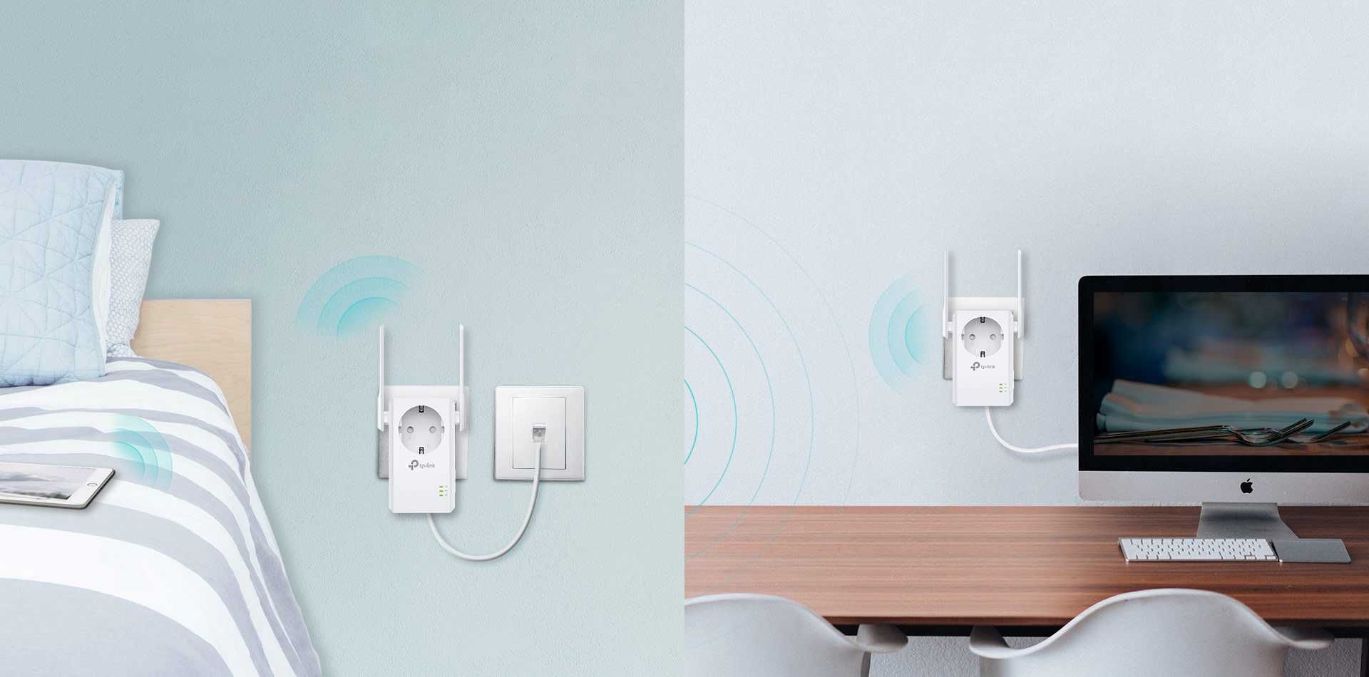 Extensor de Sinal Wi-Fi TP-Link TL-WA860RE – 300Mbps com Tomada
