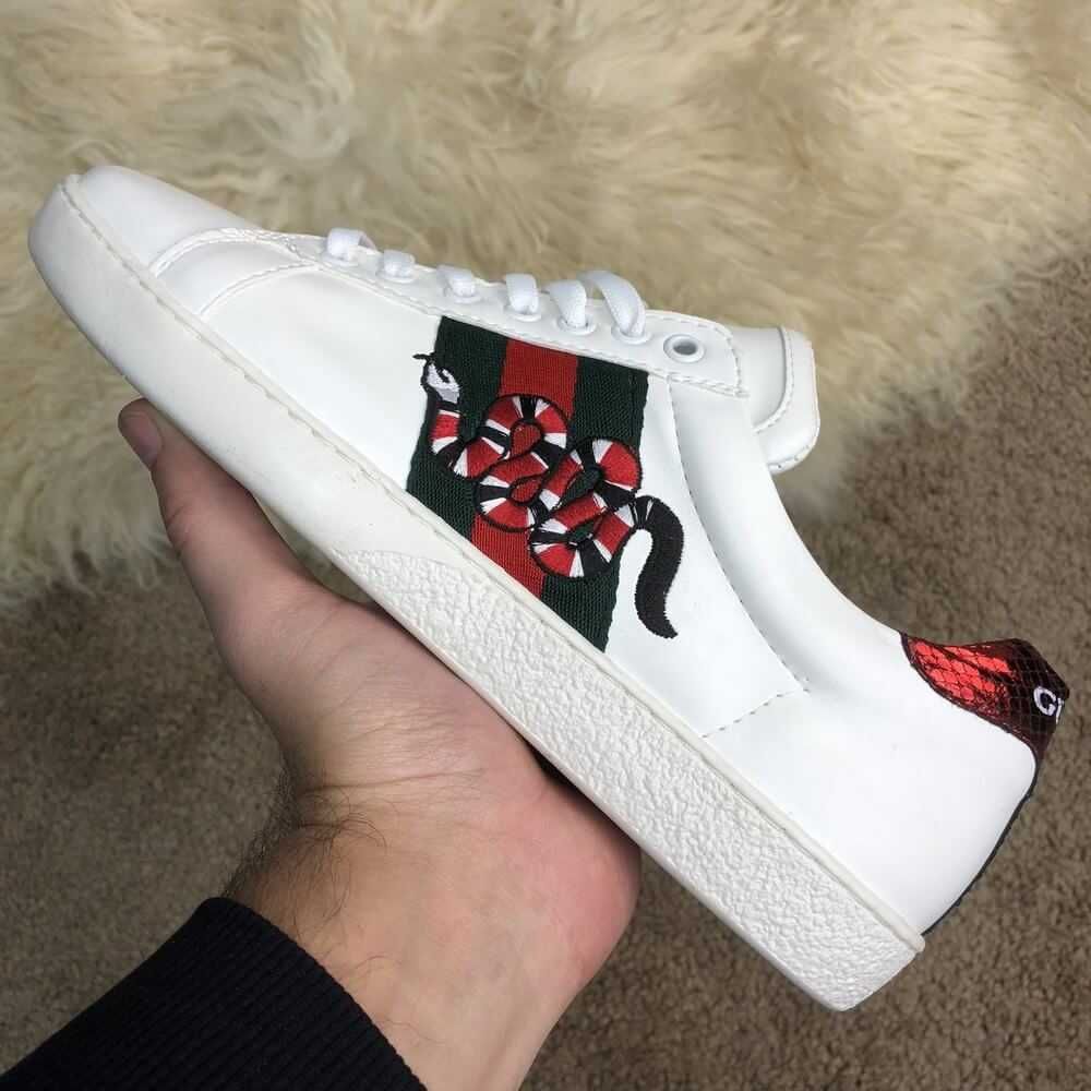 Кроссовки Gucci Snake Embroidered Sneaker 36 р.