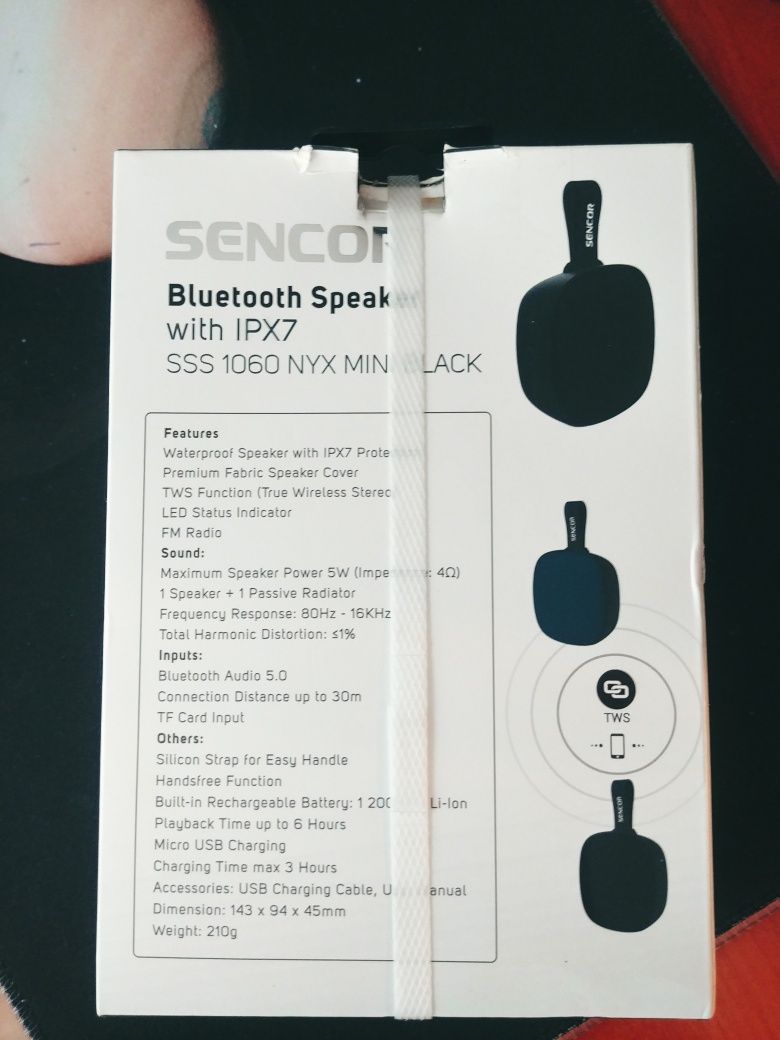 Głośnik bluetooth sencor sss nyx 1060 mini