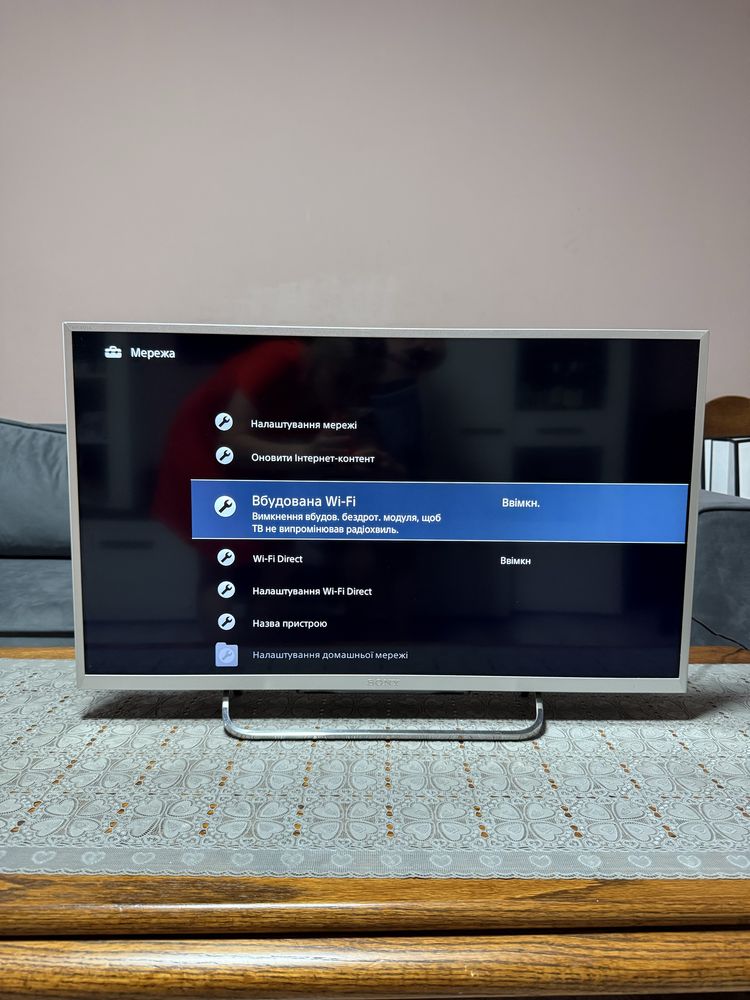 Sony Smart TV WiFi 32 KDL 32W706B тв телевізор