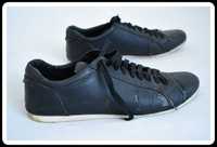 Castelleone sportowe buty męskie czarne wiązane 44