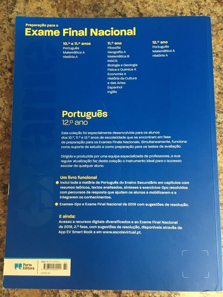 Livro de preparação para o exame de português