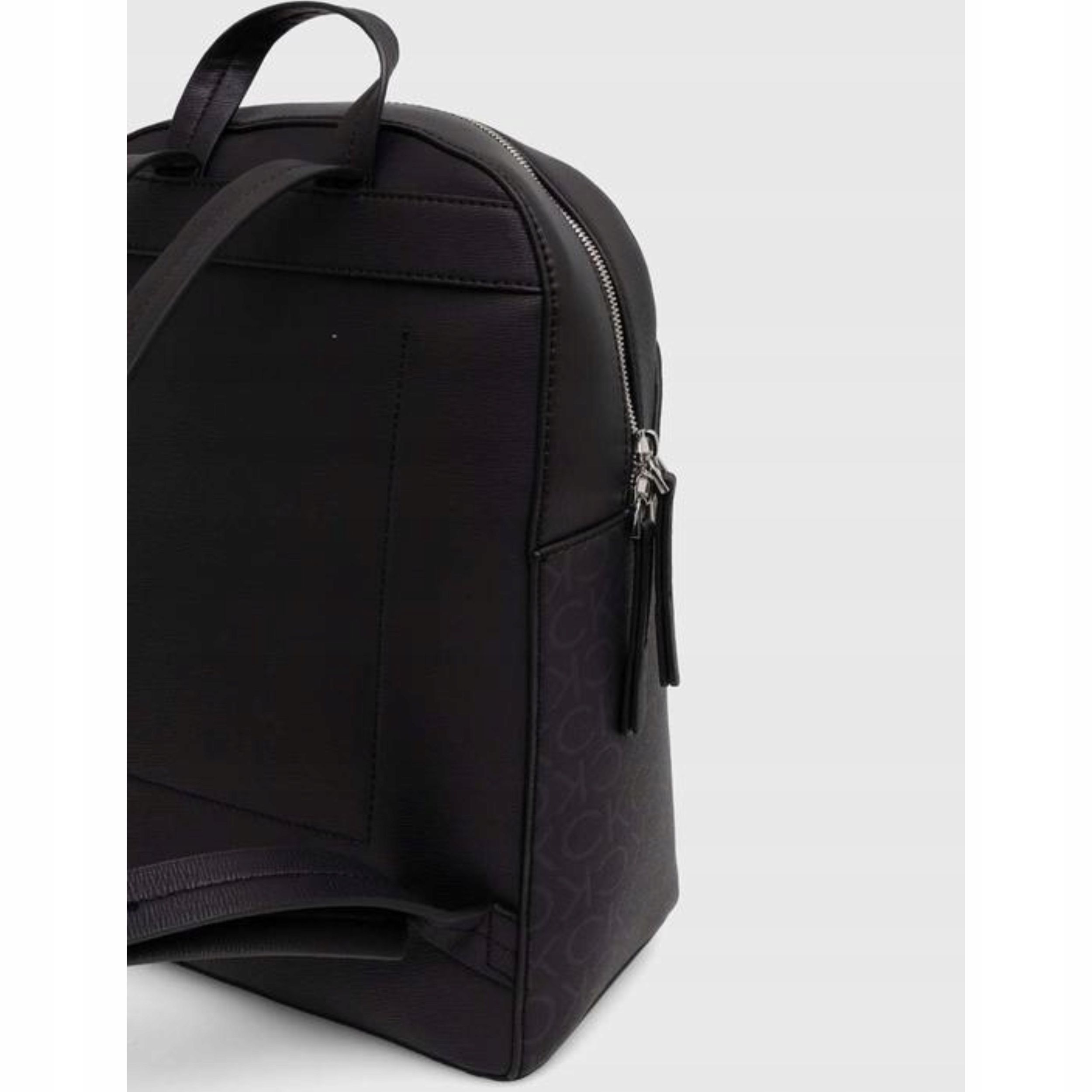 CALVIN KLEIN CK elegancki plecak damski czarny PUSH DOMED BACKPACK
