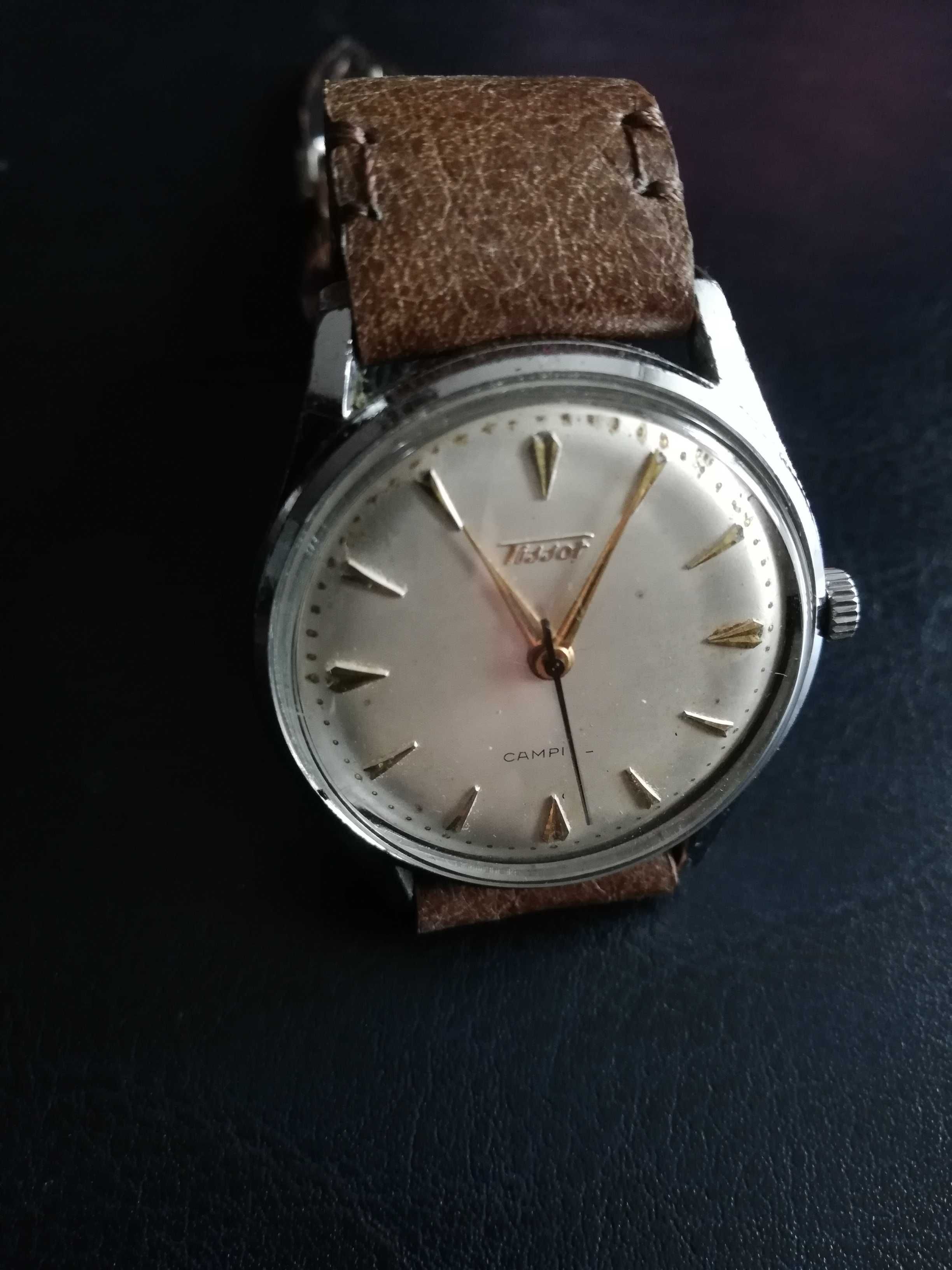 Sprzedam męski zegarek szwajcarskiej firmy Tissot Camping z 1959r