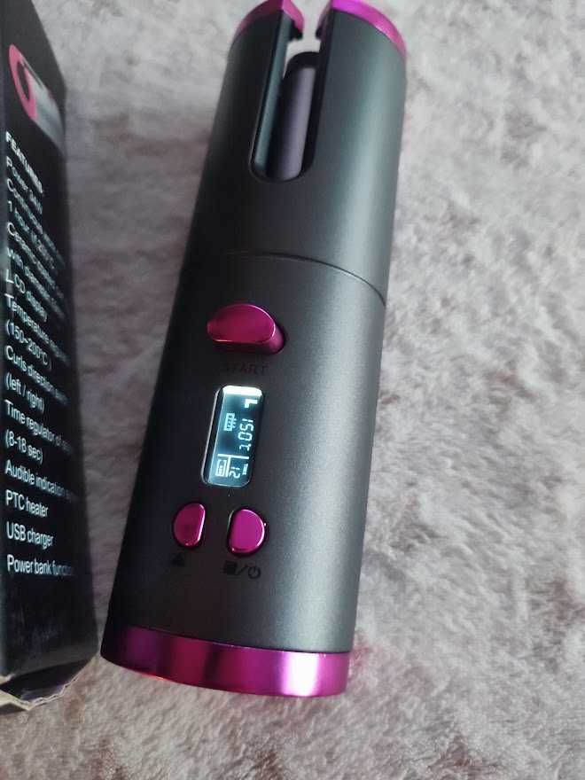 Automatyczna Bezprzewodowa Lokówka USB AKU 2300mA Powerbank