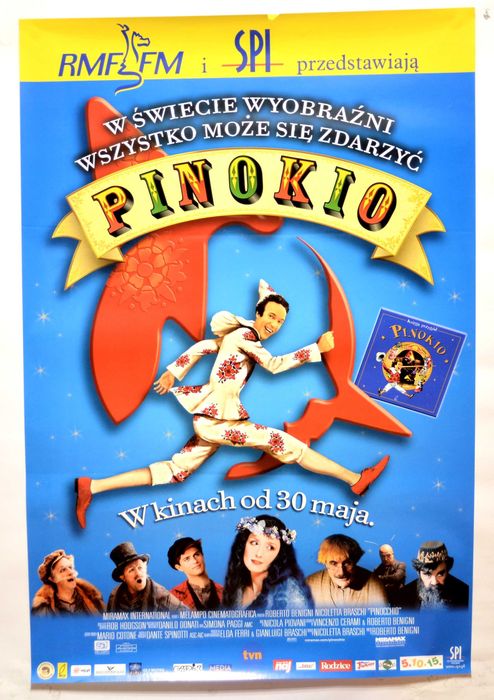 Pinokio (2002) Oryginalny Plakat Kinowy 68x98 cm