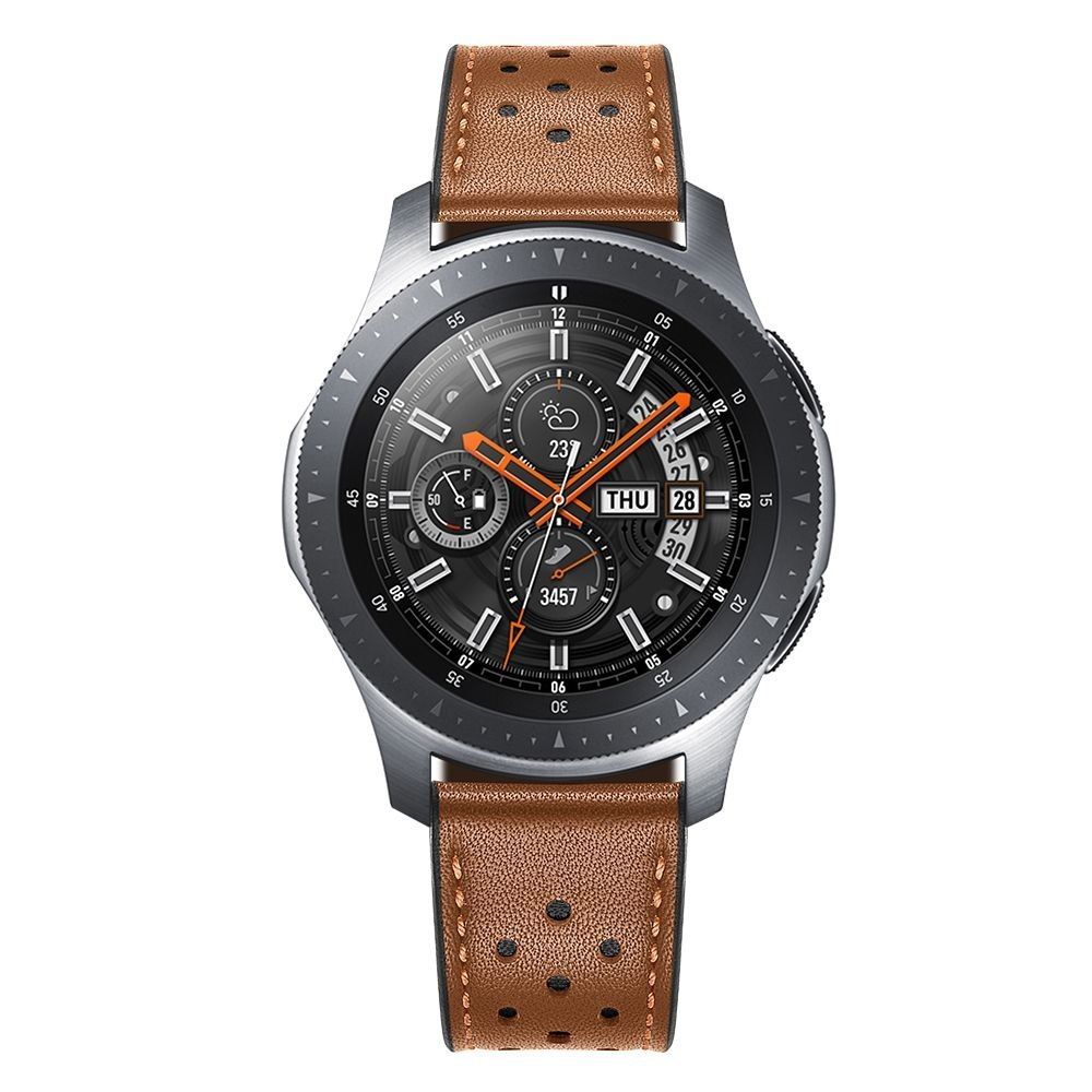 Pasek Ze Skóry Naturalnej Leather Do Samsung Galaxy Watch 46Mm Brown